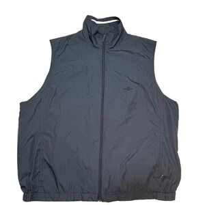 Dockers Golf  Windbreaker Vest Mens XLarge Blue Zip Mesh Lined